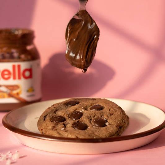 Nutella Sea Salt Cookies